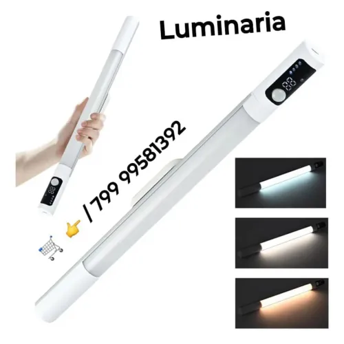 Luz luminária sem fio, emergência, 30cm