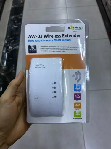Repetidor Wi-Fi Amplificador de Sinal Internet Wireless Roteador - Produto Novo