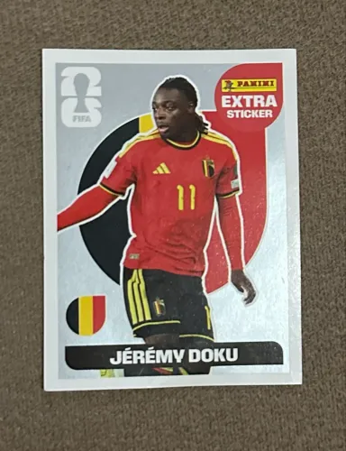 Figurinha Legend JÉRÉMY DOKU - prata 2026