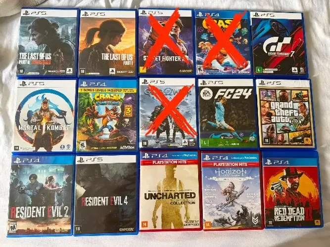 Jogos variados PS4 e Ps5