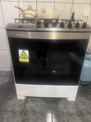 Fogão 6 bocas Brastemp