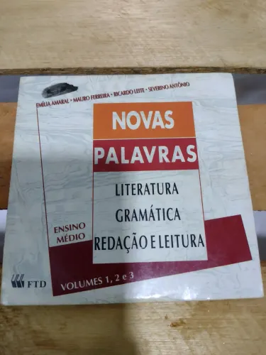CD novas palavras volumes 1, 2 e 3