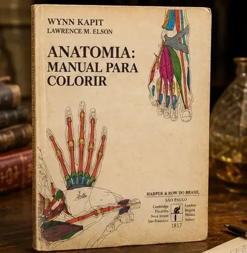 Anatomia: Manual para Colorir - Wynn Kapit e Lawrence Elson