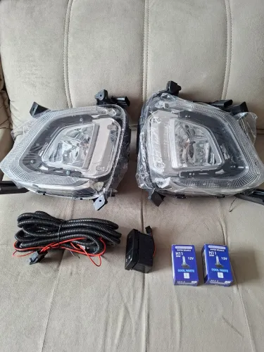 KIT Farol Milha Neblina com DRL e Seta CRETA 2020 A 2024