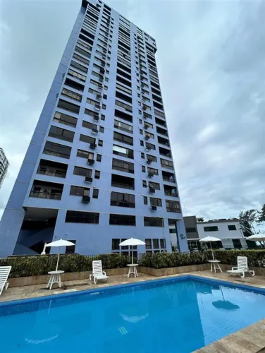 Quarto e sala amplo com vista lateral mar e lagoa alpha park