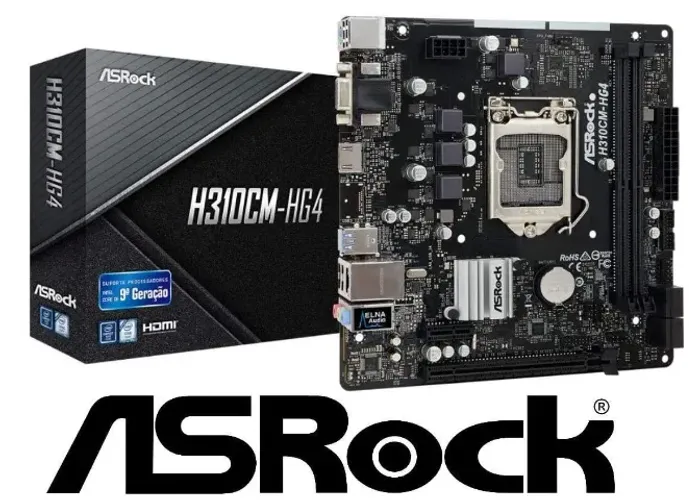 Placa Mae ASRock H310M-HG4