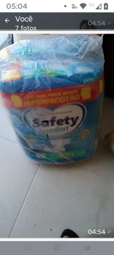 Vende se fralda geriátrica EXTRA G 51 pacote valor 650.00 reais