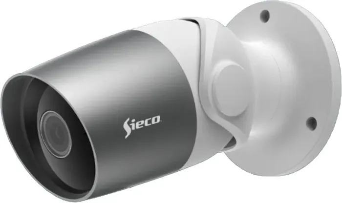 Câmera de Segurança Sieco S34 Wi-Fi, Full HD1080p, IP65, Visão Noturna, Armaz. até 512GB