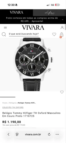Relógio Tommy Hilfiger (original na caixa)