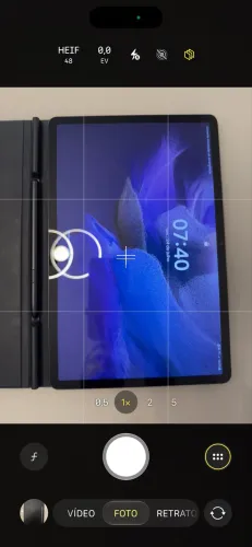 Tablet Samsumg S7 FE com capa original