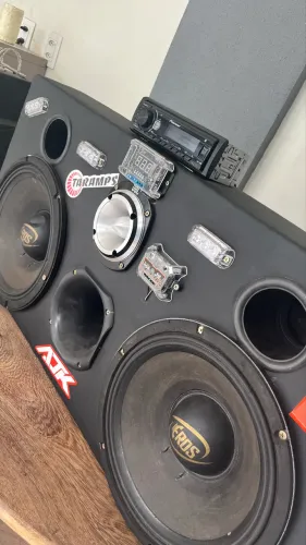 trio/ som automotivo montado do zero funcionando 100% zerado