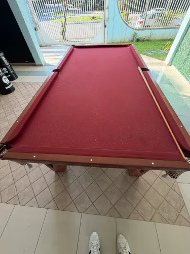 Mesa de bilhar 2,80x1,45 (Tampo de ping pong)