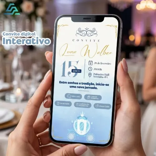 Convite Interativo de Aniversário em PDF Personalizado