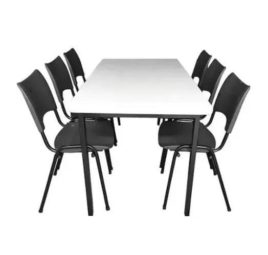 Conjunto Refeitório Adulto 6 cadeiras