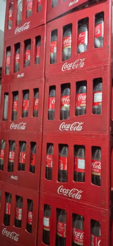 Caixas de coca cola retornável 50 unidades