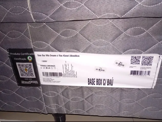 Cama baú solteiro