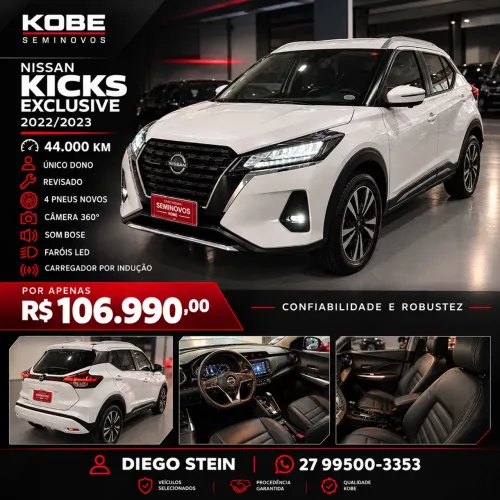 Nissan Kicks Exclusive 1.6 16V Flex AUT 2023