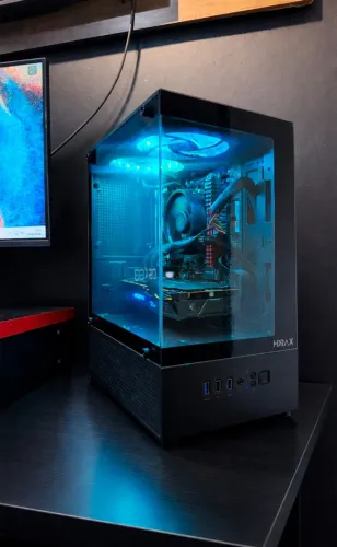 Gabinete PC Gamer Ryzen 5 3600 - RX 580 8GB - 16GB RAM - SSD