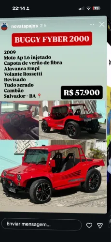 Fyber Buggy 2000w 1.8 8V/ 1.8 8V Flex 2009