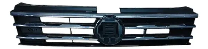 Grade Frontal Tiguan Allspace 2020 Acabamento Preto Detalhado