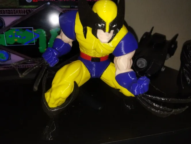 Miniatura Wolverine X-Men Impresso em 3D - Preço Especial!