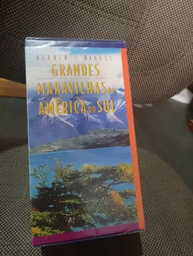 Fitas de Vhs Grades Maravilhas da América do Sul nova embalagem