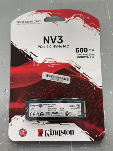 Kingston NV3 500GB NVMe PCIe 4.0