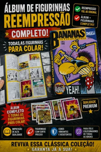 Álbum de figurinhas reempressao qualquer título