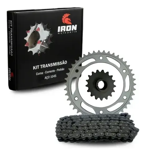 Kit Transmissão BMW F800 GS C/Retentor Iron Premium