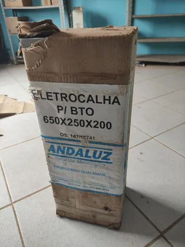 Caixa passagem chapa 65x25x20 andaluz