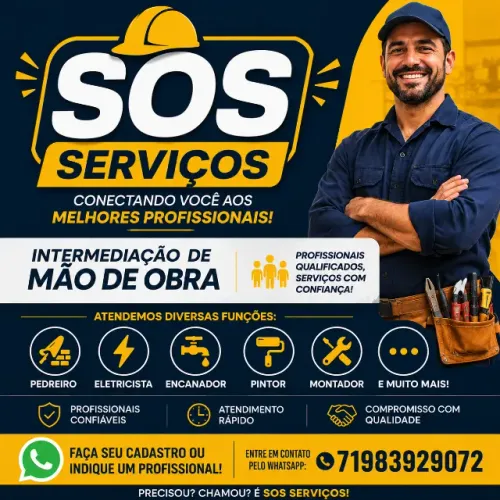 Preciso de Pedreiros, Pintores, Eletricistas