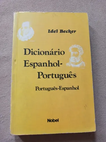 Livro Dicionário Espanhol Português Idel Becker