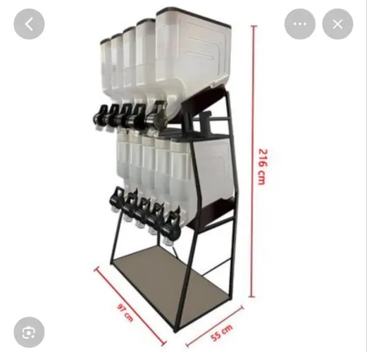 Dispenser de rações e grãos