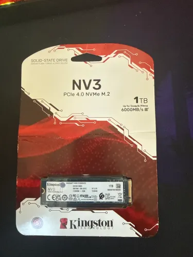 Vendo SSD Interno Kingston NV3 1TB M.2 2280 NVMe PCIe 4.0 6000MB/s