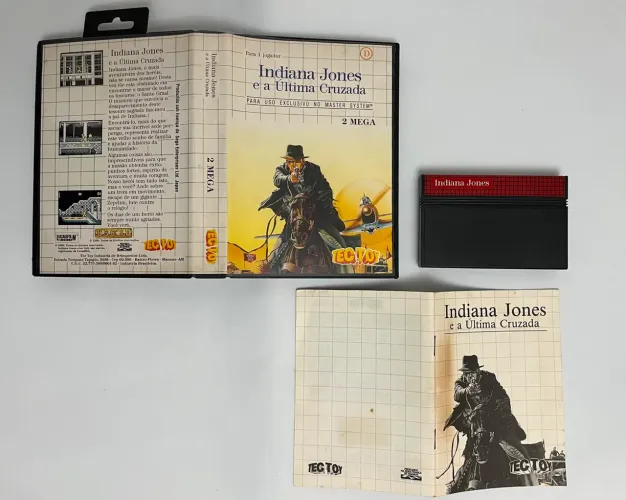 Master System Tec Toy Sega Indiana Jones
