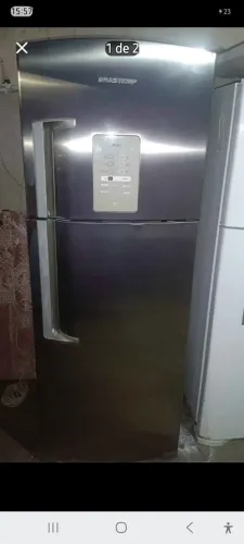 Geladeira inox vendo troco 450L 110v digital aceito pix,parcelo no cartão entrego
