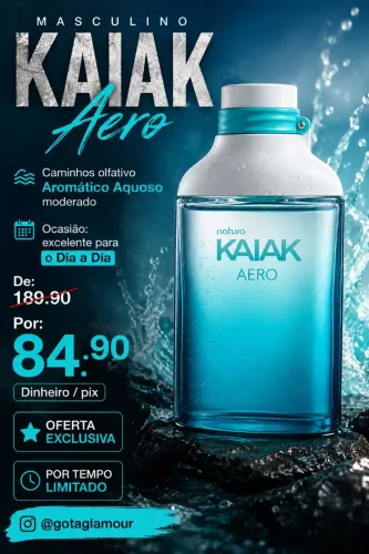 Kaiak Aero masculino Natura 