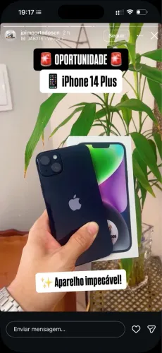 iPhone 14 Plus 256 GB - Impecável 