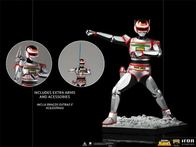 Iron Studios Jaspion 1/10 - Novo e Lacrado
