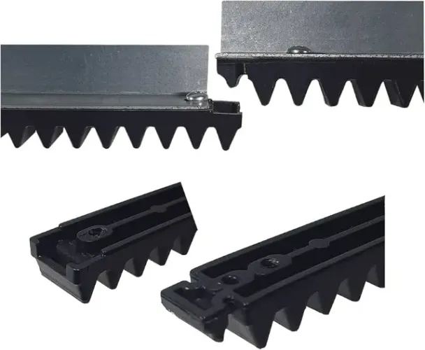 cremalheira barra fixa 1.5mts aço galvanizado nylon.
