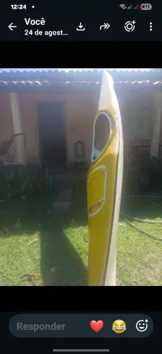 Vendo caiaqui todo bom paguei mil agora e 600 levi quero um.di pesca baracuda evoloxo
