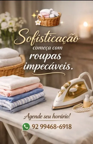 Lavagem de roupa e passadoria