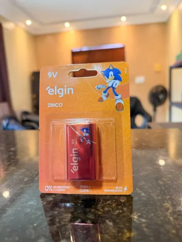 Bateria 9V Elgin