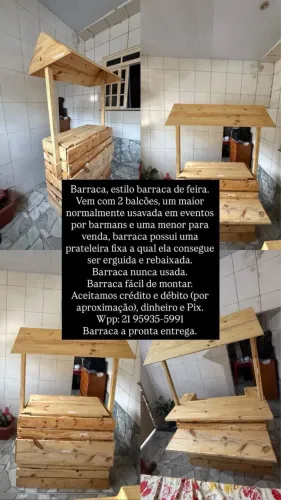 BARRACA DE MADEIRA 
