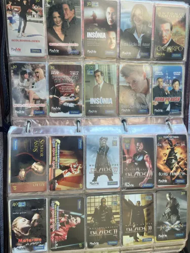 Coleção + de 1.200 cartões telefônicos | Senna, Senhor dos Anéis, Futebol, Filmes