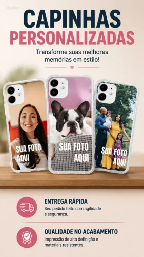 CAPA PERSONALIZADA COM SUA FOTO ? A PARTIR DE R$ 69,90