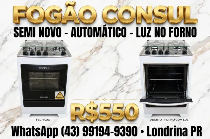 Fogão Consul supreme automático