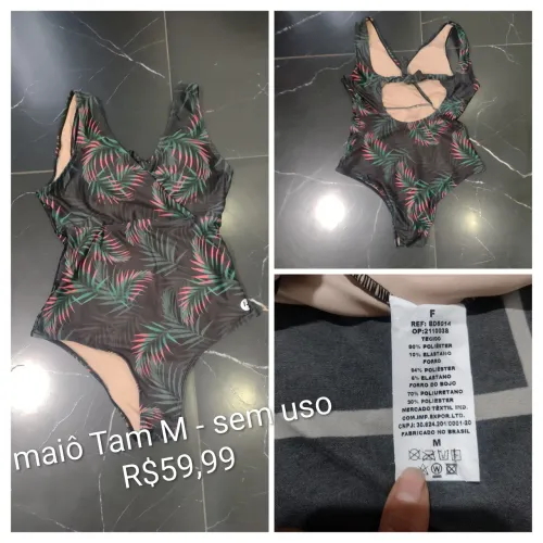 Maiô praia Tam M 