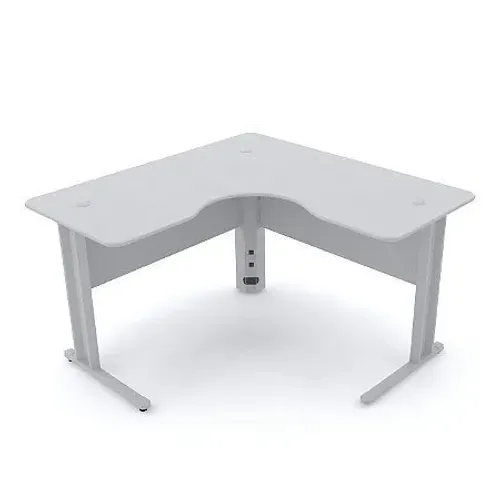 Mesa de escritório m L Pé Aço pintura Metalica 140/140x60x74cm