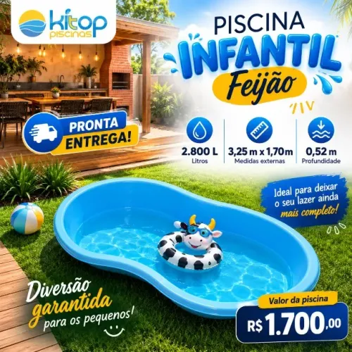 Vendo Piscina Nova de Fibra Feijão $ 1.700 Direto da Fábrica